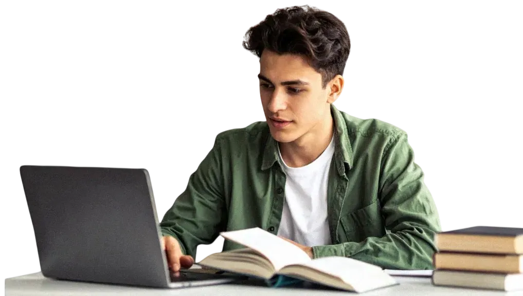 Alumno aprendiendo español